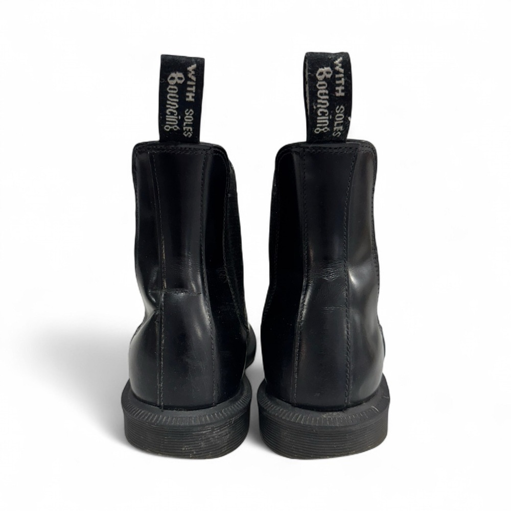 DR. MARTENS BLACK LEATHER CHELSEA BOOTS WOMENS 6 - Picture 3 of 11